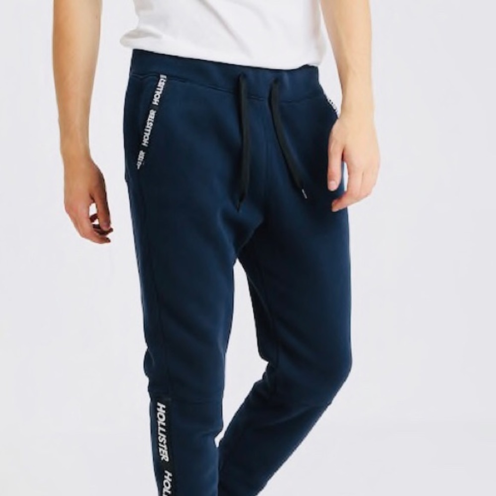 HOLLISTER TAPE JOGGER - Tracksuit bottoms✅